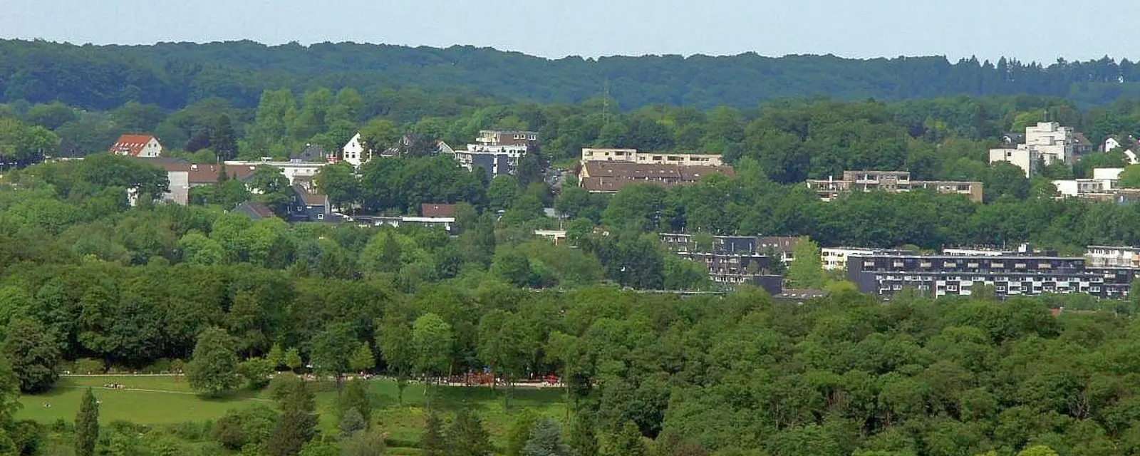 Blick auf den Nordpark in Barmen
